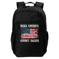 Vintage Make America Godly Again Daily Commute Backpack