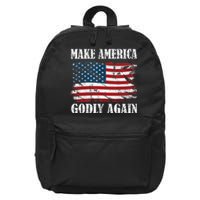 Vintage Make America Godly Again 16 in Basic Backpack