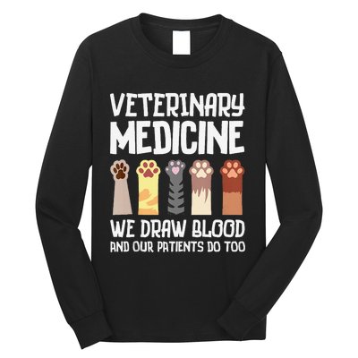 Veterinary Medicine Art Forveterinarian Vet Med Long Sleeve Shirt