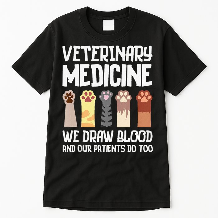 Veterinary Medicine Art Forveterinarian Vet Med Tall T-Shirt