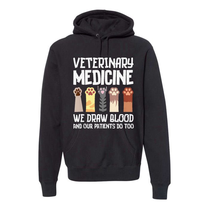 Veterinary Medicine Art Forveterinarian Vet Med Premium Hoodie