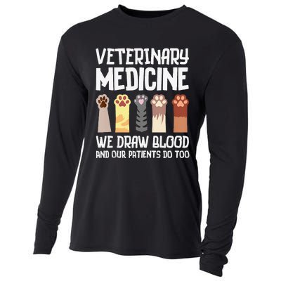 Veterinary Medicine Art Forveterinarian Vet Med Cooling Performance Long Sleeve Crew