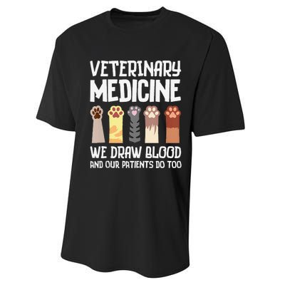 Veterinary Medicine Art Forveterinarian Vet Med Performance Sprint T-Shirt