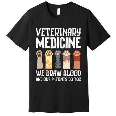 Veterinary Medicine Art Forveterinarian Vet Med Premium T-Shirt