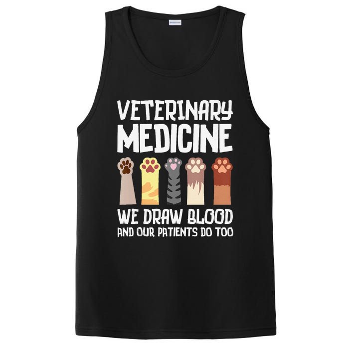 Veterinary Medicine Art Forveterinarian Vet Med PosiCharge Competitor Tank