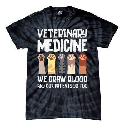 Veterinary Medicine Art Forveterinarian Vet Med Tie-Dye T-Shirt