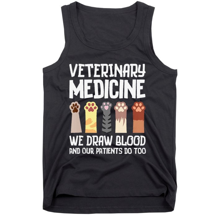 Veterinary Medicine Art Forveterinarian Vet Med Tank Top