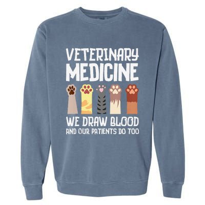 Veterinary Medicine Art Forveterinarian Vet Med Garment-Dyed Sweatshirt