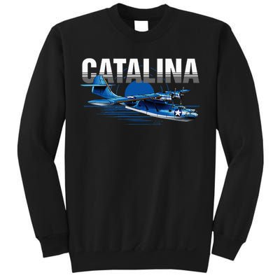 Vintage Military Aviation Flying Boat Sweatshirt