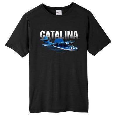 Vintage Military Aviation Flying Boat Tall Fusion ChromaSoft Performance T-Shirt