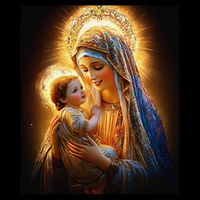 Virgin Mary and Baby Jesus Catholic Madonna and Child Gift Mug
