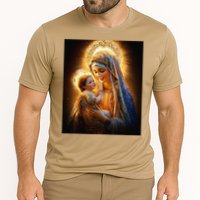 Virgin Mary and Baby Jesus Catholic Madonna and Child Gift Cooling Performance Crew T-Shirt