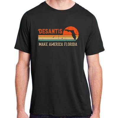 Vintage Make America Florida DeSantis 2024 Election Adult ChromaSoft Performance T-Shirt