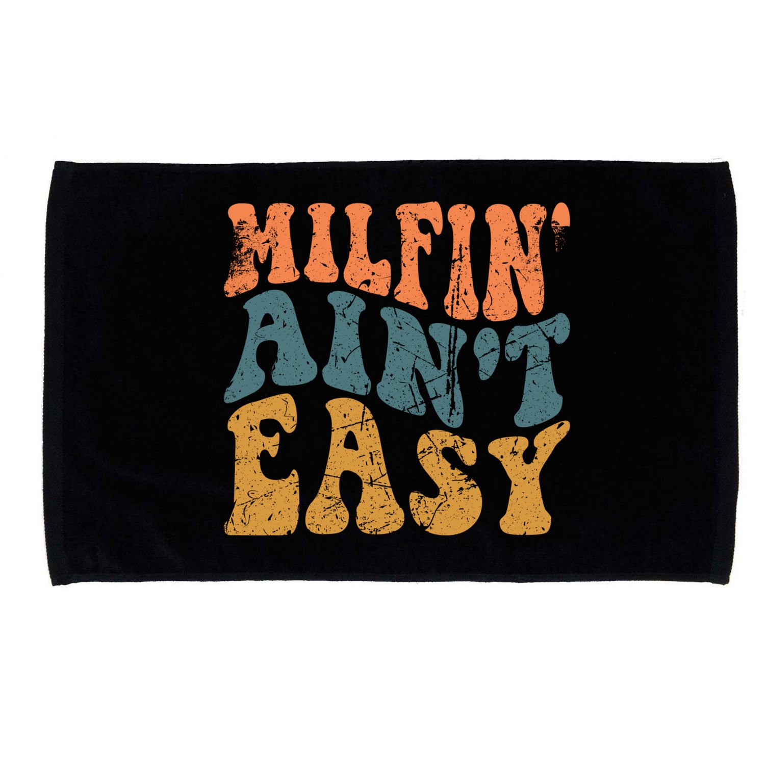 Vintage Milfin AinT Easy Funny Mom Cute Gift Microfiber Hand Towel