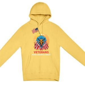 Veterans Make America Great Veterans Day Funny Gift For Melitary Great Gift Premium Pullover Hoodie