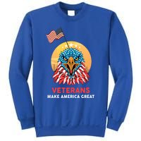 Veterans Make America Great Veterans Day Funny Gift For Melitary Great Gift Sweatshirt