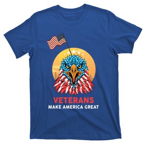 Veterans Make America Great Veterans Day Funny Gift For Melitary Great Gift T-Shirt