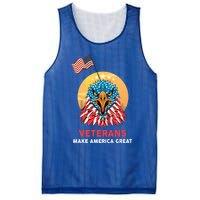 Veterans Make America Great Veterans Day Funny Gift For Melitary Great Gift Mesh Reversible Basketball Jersey Tank