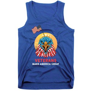 Veterans Make America Great Veterans Day Funny Gift For Melitary Great Gift Tank Top