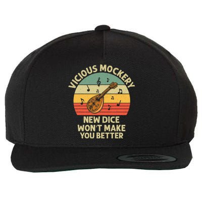 Vicious Mockery Bard Wool Snapback Cap