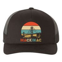 Vintage Mackinac Bridge Island Mackinaw City Retro Michigan Yupoong Adult 5-Panel Trucker Hat