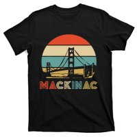 Vintage Mackinac Bridge Island Mackinaw City Retro Michigan T-Shirt