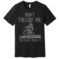 Vintage Mountain Bike Downhill Biking MTB Cycling Biker Premium T-Shirt