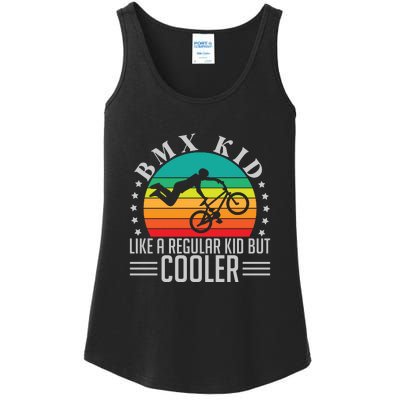 Vintage Men BMX Like A Regular But Cooler Gift Cycling Ladies Essential Tank