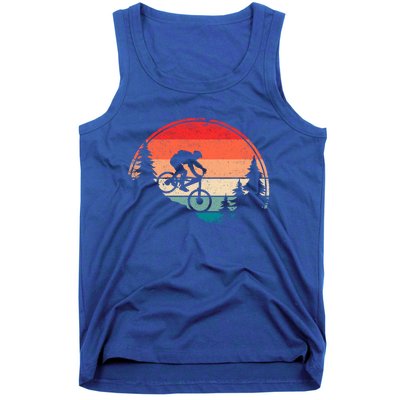 Vintage Mountain Bike Mtb Downhill Biking Cycling Gift Tank Top