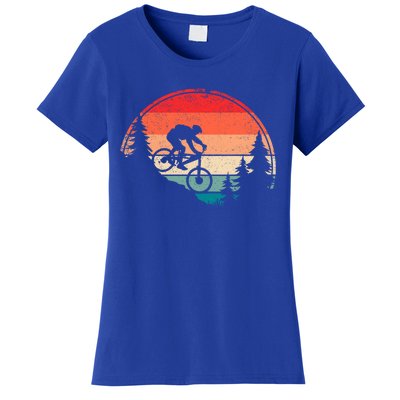 Vintage Mountain Bike Mtb Downhill Biking Cycling Gift Women's T-Shirt