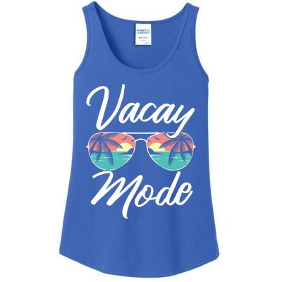 Vacay Mode Beach Vacation Mode Fans Gift Ladies Essential Tank