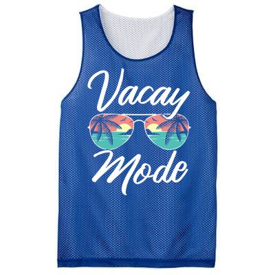 Vacay Mode Beach Vacation Mode Fans Gift Mesh Reversible Basketball Jersey Tank