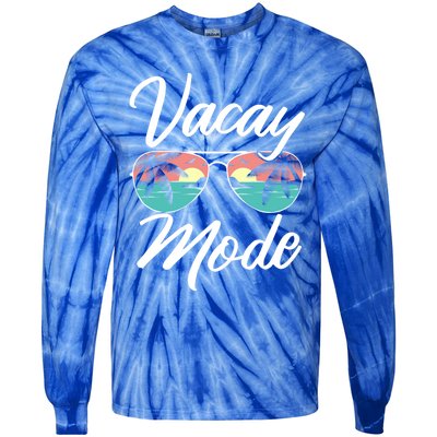 Vacay Mode Beach Vacation Mode Fans Gift Tie-Dye Long Sleeve Shirt