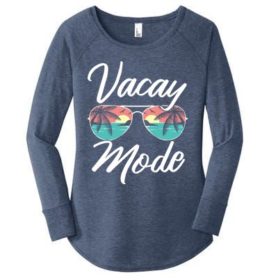 Vacay Mode Beach Vacation Mode Fans Gift Women's Perfect Tri Tunic Long Sleeve Shirt