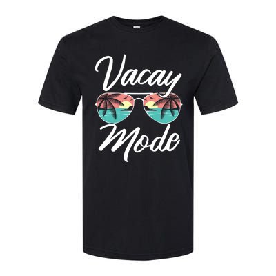 Vacay Mode Beach Vacation Mode Fans Gift Softstyle® CVC T-Shirt