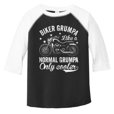 Vintage Motorcycle Bike Riders Biker Grumpa Toddler Fine Jersey T-Shirt