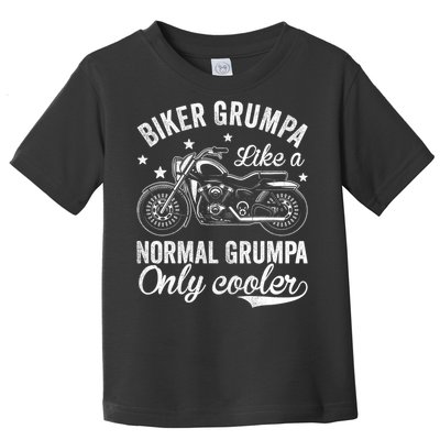 Vintage Motorcycle Bike Riders Biker Grumpa Toddler T-Shirt