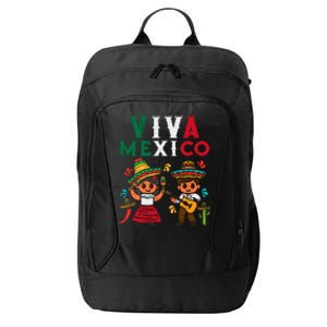 Viva Mexico Boy Girl Maracas Guitar Mexican Independence City Backpack