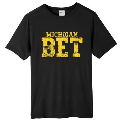 Vintage Michigan Bet Tall Fusion ChromaSoft Performance T-Shirt