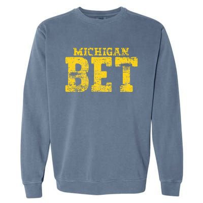 Vintage Michigan Bet Garment-Dyed Sweatshirt