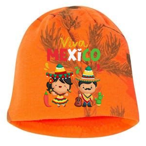 Viva Mexico Boy Girl Maracas Guitar Mexican Independence Gift Kati - Camo Knit Beanie