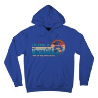 Vintage Messy Bun IM Still A Trump I Make No Apologies Gift Hoodie