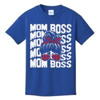 Vintage Mom Boss Ceo Wife Proud Husband Family Mother Gift Kids T-Shirt