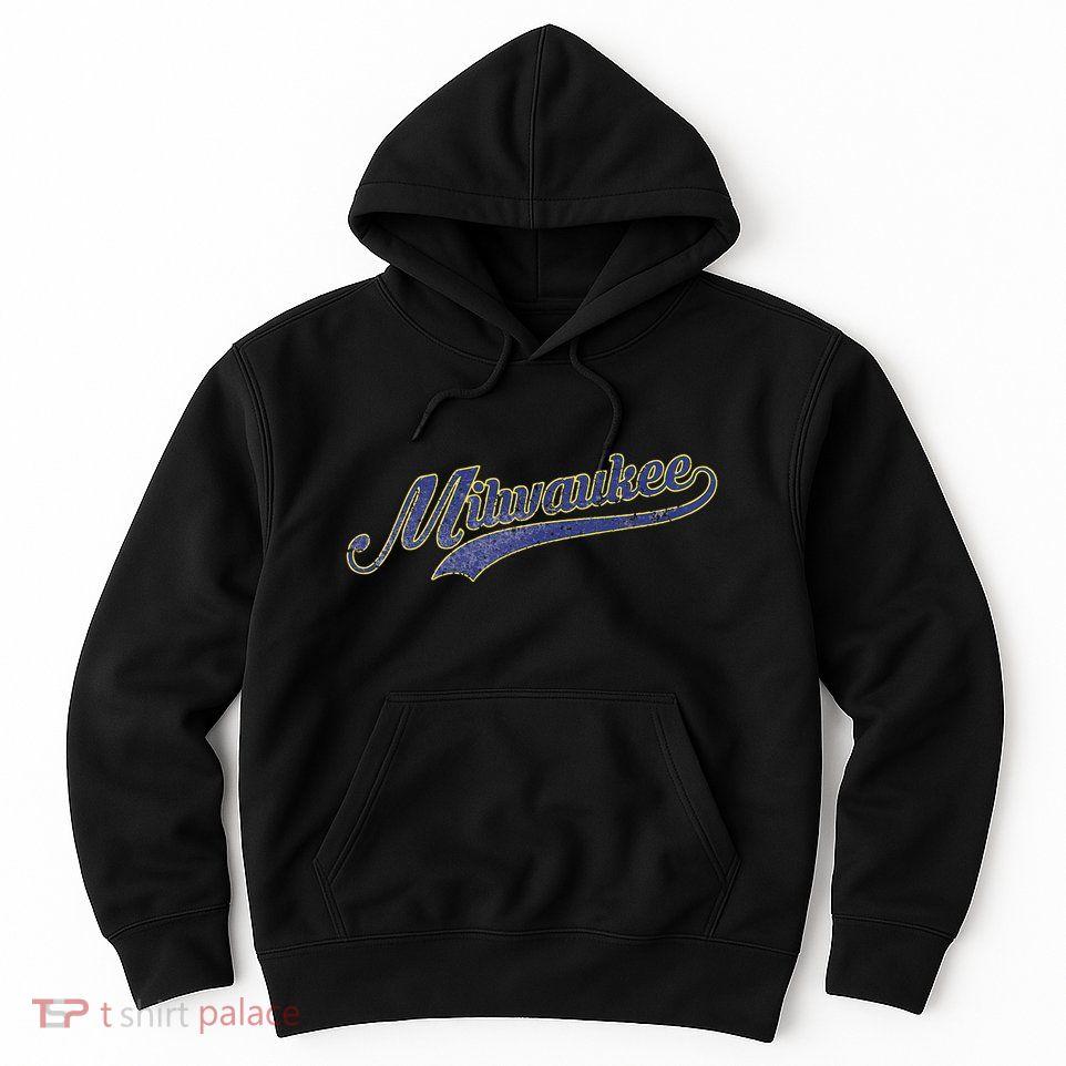 Vintage Milwaukee Baseball Hoodie