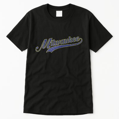 Vintage Milwaukee Baseball Tall T-Shirt
