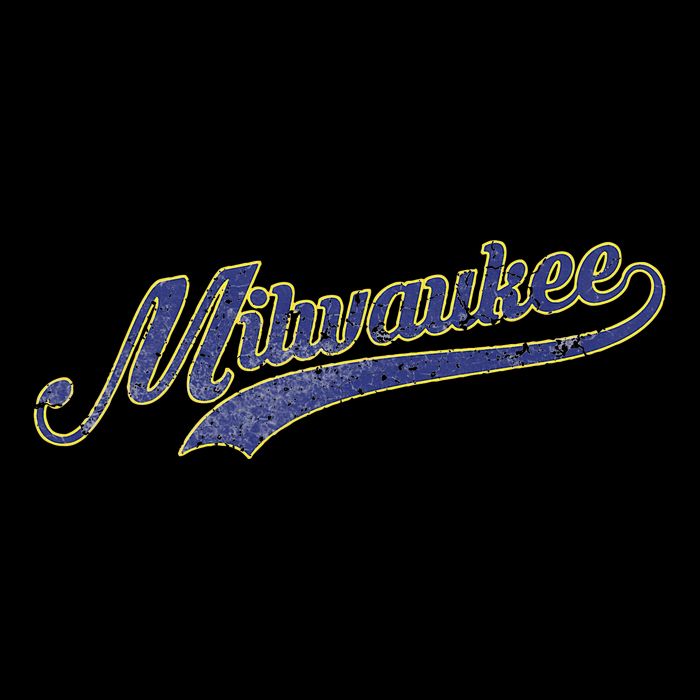 Vintage Milwaukee Baseball Bucket Hat