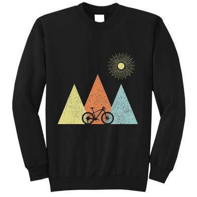Vintage Mountain Bike Mtb Bicycle Cycling Cyclist Biker Sweatshirt