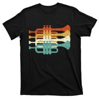 Vintage Marching Band Trumpet Player Retro Design Trumpeter T-Shirt