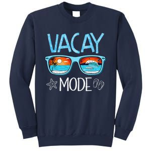 Vacay Mode Beach Vacation Summer Cruise Getaway Holiday Sweatshirt