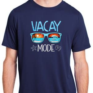 Vacay Mode Beach Vacation Summer Cruise Getaway Holiday Adult ChromaSoft Performance T-Shirt